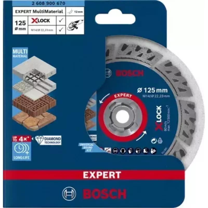 Bosch EXPERT MULTIMATERIAL X-LOCK δίσκος κοπής