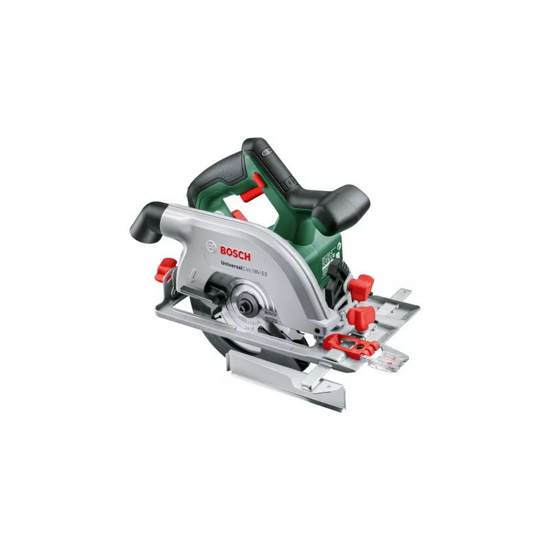 Bosch UniversalCirc 18V-53 δισκοπρίονο μπαταρίας, 18 V, δίσκος 160 mm, βάθος κοπής 53 mm, χωρίς μπαταρία και φορτιστή, πράσινο/μαύρο