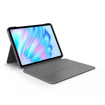 LOGITECH Combo Touch Για iPad Air 11in 5th Gen Oxford Γκρι Qwertz Γερμανικό