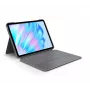 LOGITECH Combo Touch Για iPad Air 11in 5th Gen Oxford Γκρι Qwertz Γερμανικό