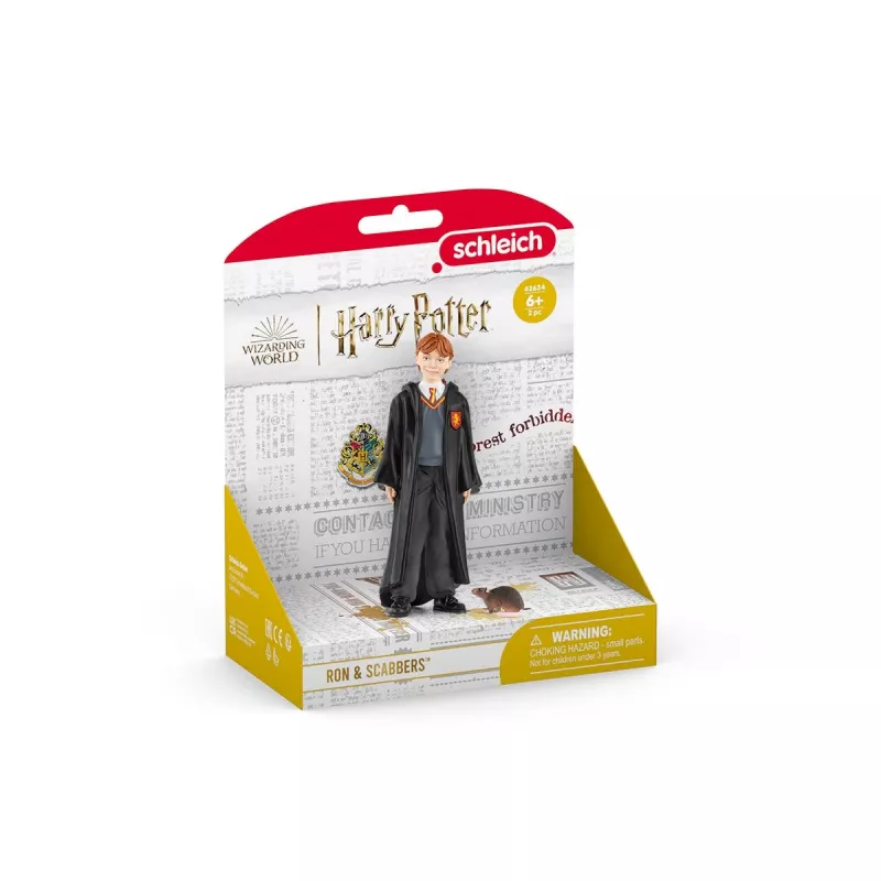 schleich Ron Weasley & Scabbers, 6 ετών, Harry Potter™, Πολύχρωμο, Πλαστικό