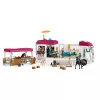 schleich HORSE CLUB Μεταφορέας αλόγων, Κτίριο, Κάμπινγκ, Στάβλος, Άλογα, Ιππικός αγώνας, 5 ετών, Πολύχρωμο, Πλαστικό