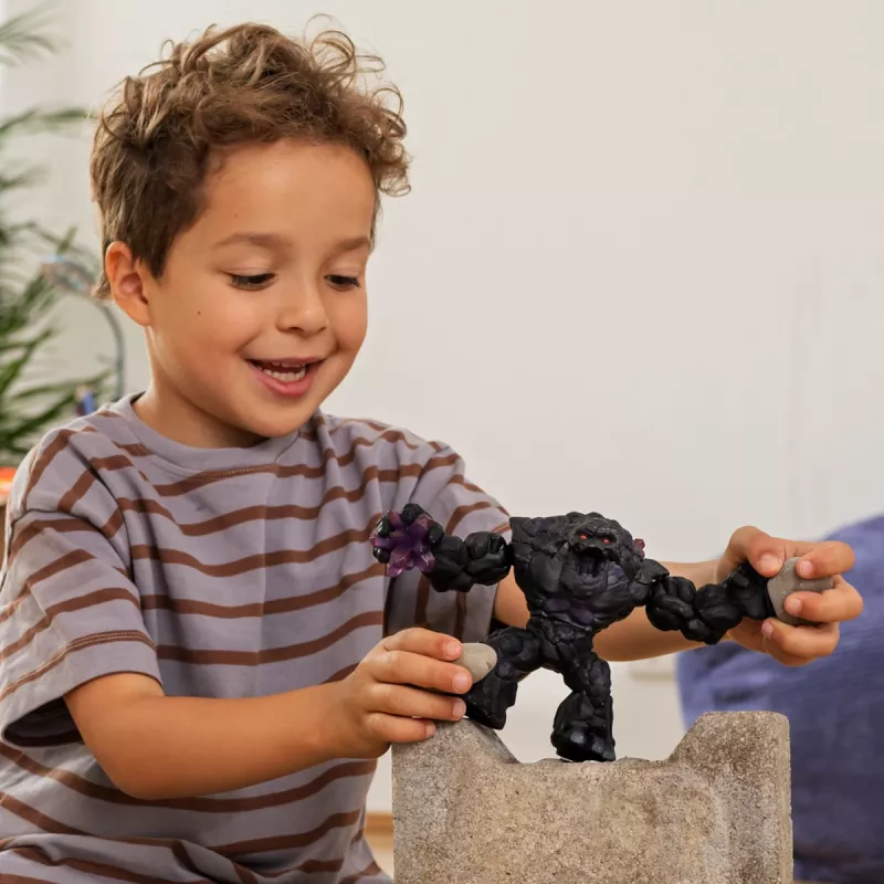 schleich ELDRADOR CREATURES τέρας σκιάς, τέρατα και δράκοι, κόσμος πέτρας, 7 έτη, μαύρο, μωβ, πλαστικό