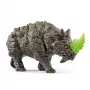 schleich ELDRADOR CREATURES ρινόκερος μάχης, 7 έτη, τέρατα και δράκοι, κόσμος πέτρας, μαύρο, πράσινο, πλαστικό