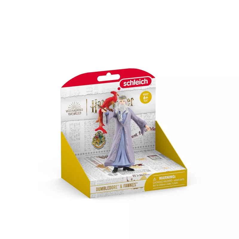 schleich Albus Dumbledore & Fawkes, 6 έτη, Harry Potter™, πολύχρωμο, πλαστικό