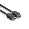 Καλώδιο DisplayPort Lindy 2m DisplayPort 1.2 Black Line