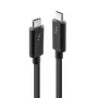 Lindy Καλώδιο Thunderbolt 3 1m, παθητικό, βύσμα αρσενικό, βύσμα αρσενικό, 1 m, 20 Gbit/s, μαύρο, 60 W