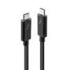 Lindy Καλώδιο Thunderbolt 3 2m, παθητικό, βύσμα αρσενικό, βύσμα αρσενικό, 2 m, 20 Gbit/s, μαύρο, 4096 x 2160 Pixel
