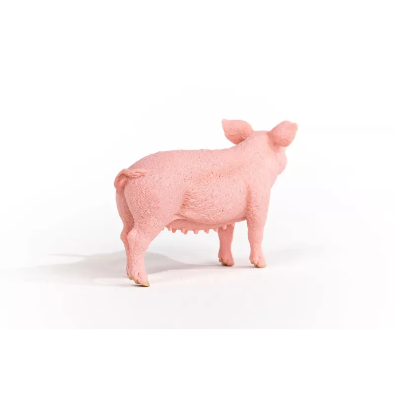 Schleich Bauernhof Schwein Figur 13933, ροζ, συνιστώμενη ηλικία 3+