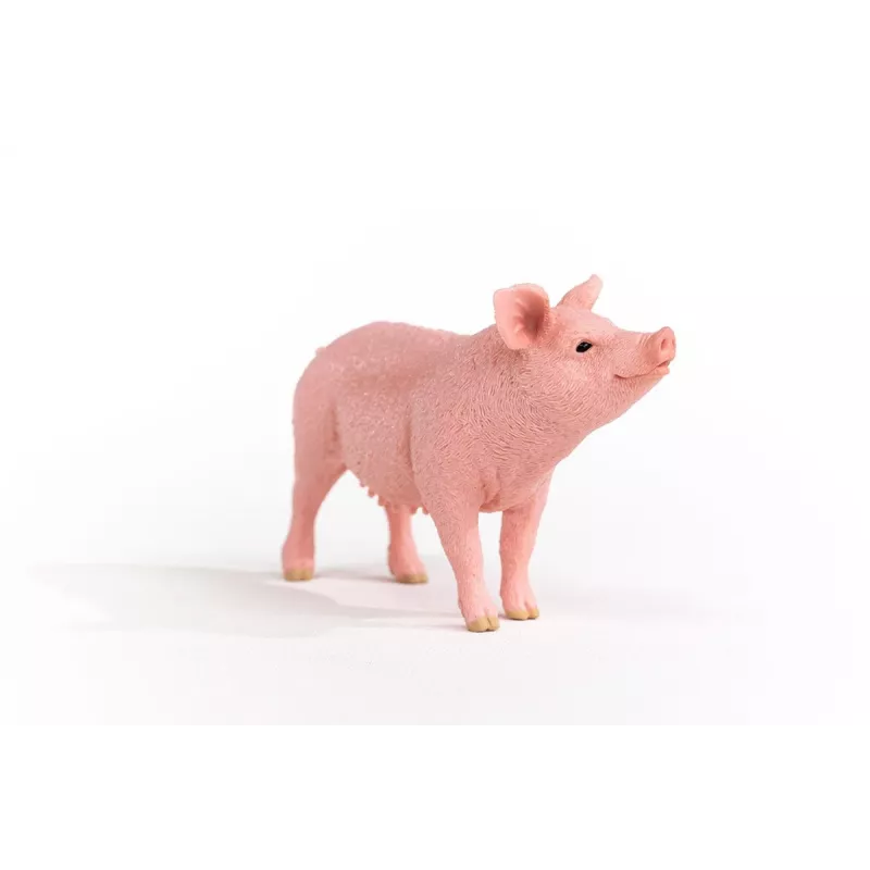 Schleich Bauernhof Schwein Figur 13933, ροζ, συνιστώμενη ηλικία 3+