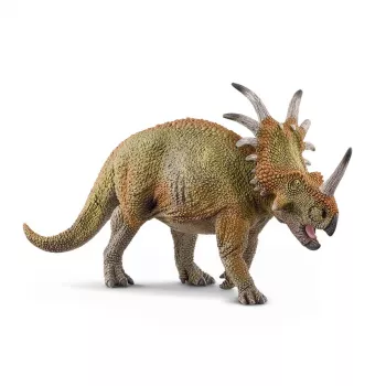 schleich Dinosaurier Styracosaurus, 4 έτη, Die Erde erobern, Δεινόσαυροι και ηφαίστειο, Πράσινο, Γκρι, Πλαστικό