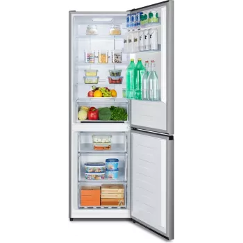 Hisense RB390N4BCC ψυγειοκαταψύκτης, 304 l (ψυγείο 207 l, καταψύκτης 97 l), ενεργειακή κλάση C, ανοξείδωτο ατσάλι