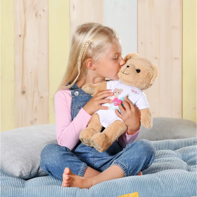 Αρκουδάκι παιχνίδι BABY born αρκούδα λευκό 0 έως 12 ετών