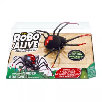Robo Alive Ρομποτικό παιχνίδι αράχνη που σέρνεται και λάμπει στο σκοτάδι ZURU