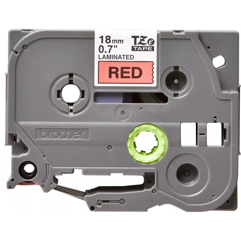 Μελανοταινία Brother TZe441 18mm Μαύρο σε Κόκκινο