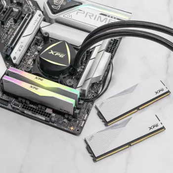 DIMM 64 GB DDR5-6400 (2x 32 GB) Dual-Kit, Μνήμη RAM λευκό, AX5U6400C3232G-DCLARWH, Lancer RGB, INTEL XMP