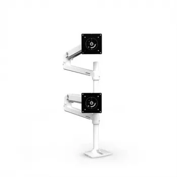 ERGOTRON LX Dual Stacking Arm, ψηλός στύλος (λευκό)