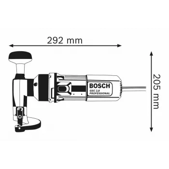Bosch 0 601 506 103 ψαλίδι μετάλλου/κόφτης 2400 h/min 500 W