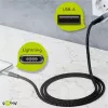Καλώδιο Lightning Wentronic 49267 0,5 m Μαύρο-Γκρι