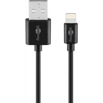 Goobay Καλώδιο φόρτισης και συγχρονισμού Lightning USB 1 m Lightning USB A CE MFi