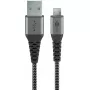 Καλώδιο USB Wentronic 49282 USB 2.0 1 m Micro-USB B USB A Μαύρο Γκρι