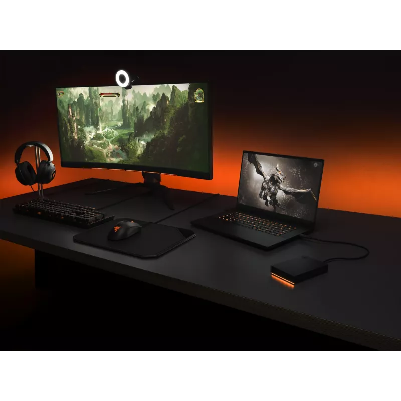 Seagate Game Drive FireCuda εξωτερικός σκληρός δίσκος 2 TB Micro-USB B 3.2 Gen 1 (3.1 Gen 1) μαύρο