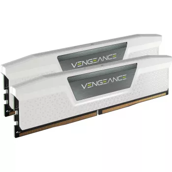 CORSAIR Μνήμη 32GB (2x16GB) DDR5 DRAM 6400MT/s CL32 κιτ μνήμης Vengeance – λευκό