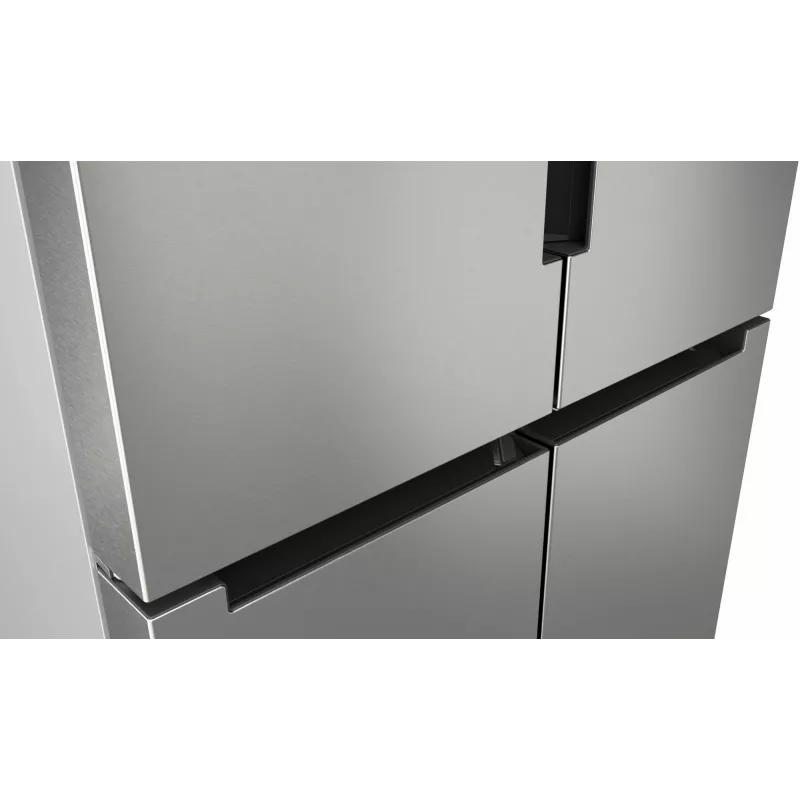 Bosch Serie 4 KFN96APEA ψυγειοκαταψύκτης Side-by-Side, French Door, ελεύθερης τοποθέτησης, 605 l (405 l + 200 l), Home Connect, ενεργειακή κλάση E, ανοξείδωτο ατσάλι
