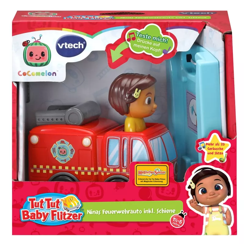 VTech 561304, Πυροσβεστικό όχημα, 1,5 έτος, AAA, Πολύχρωμο