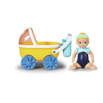 BABY born Splish Splash Kinderwagen με Emma Κούκλα μπάνιου Πολύχρωμο