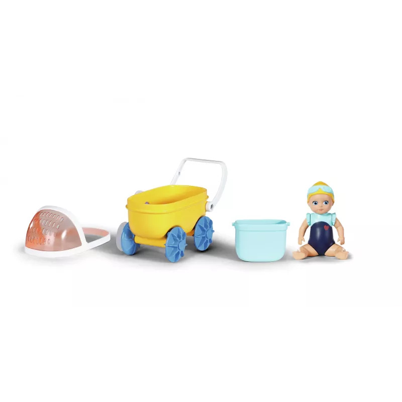 BABY born Splish Splash Kinderwagen με Emma Κούκλα μπάνιου Πολύχρωμο