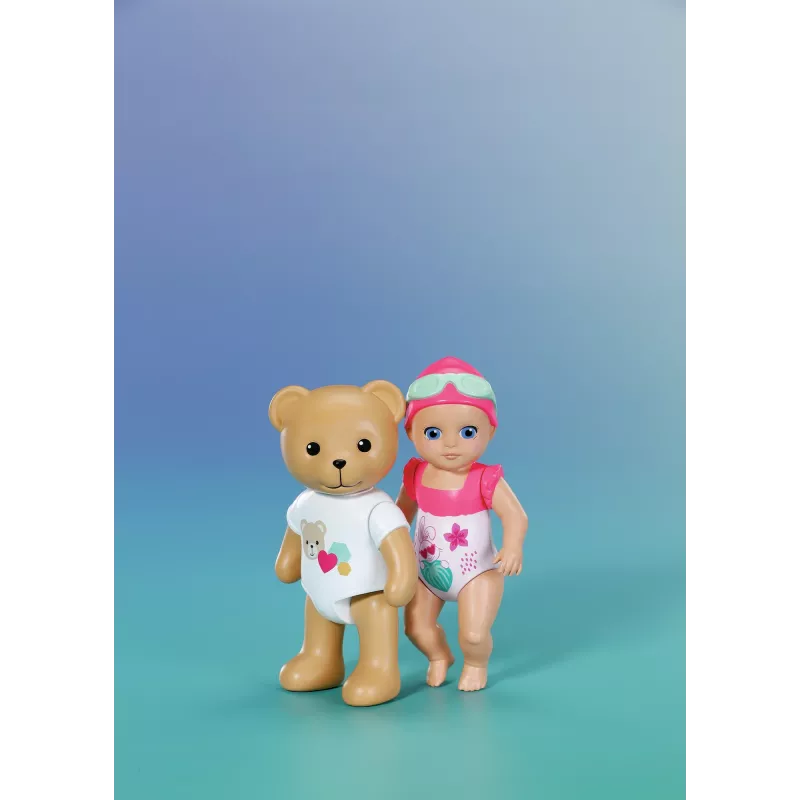 BABY born Splish Splash Emma Κούκλα μπάνιου Πολύχρωμο
