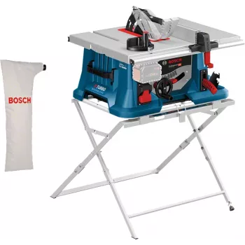 Bosch BITURBO GTS 18V-216 Professional επιτραπέζιο δισκοπρίονο μπαταρίας, 18 V, δίσκος 216 mm, solo (χωρίς μπαταρία και φορτιστή), μπλε