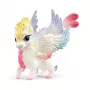 Schleich BAYALA Μωρό δράκος ουράνιου τόξου Φιγούρα από 5 ετών, μπεζ μπλε πράσινο, Θέμα μονόκερος/πήγασος