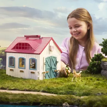Farm Schleich HORSE CLUB Ανοιχτός στάβλος Μικρό Πέταλο 42703 Ηλικία 5-12