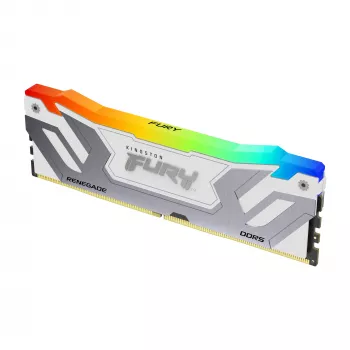 Kingston Technology FURY 24GB 8400MT/s DDR5 CL40 CUDIMM Renegade RGB λευκό XMP