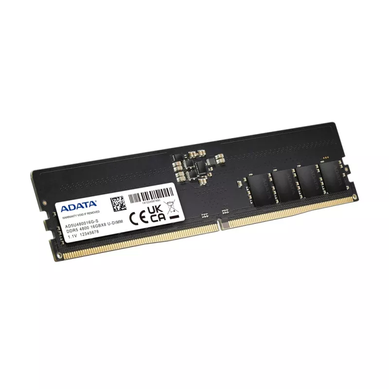 DIMM 32 GB DDR5-4800 (2x 16 GB) Dual-Kit, Μνήμη RAM μαύρο, AD5U480016G-DT, Premier