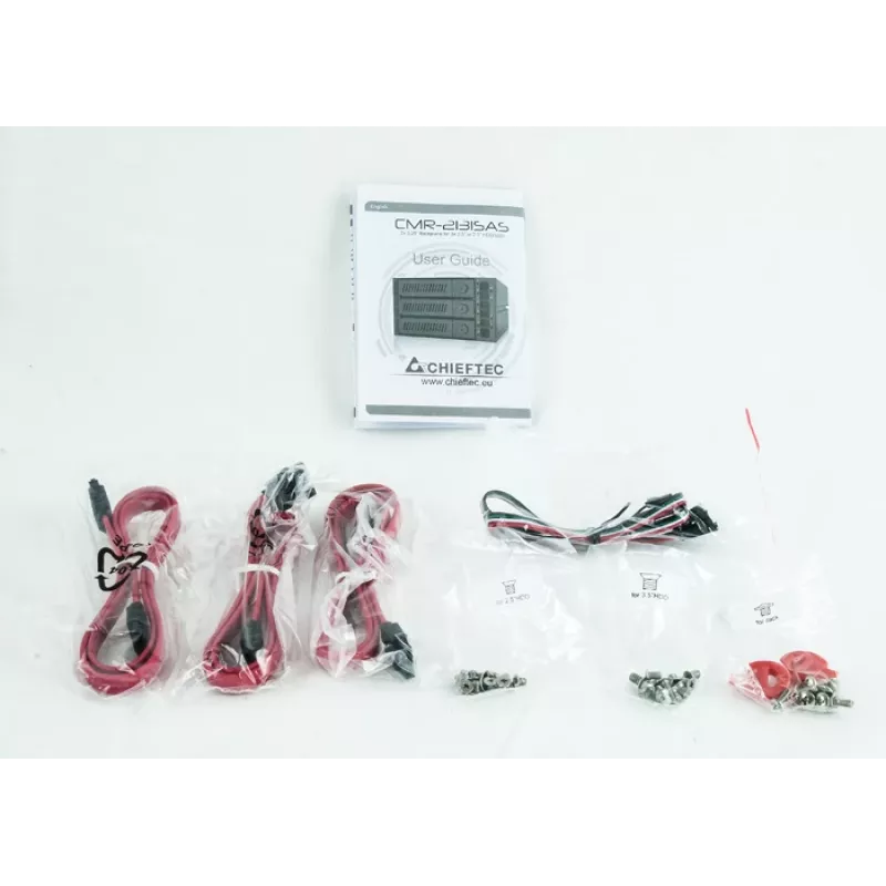 Chieftec CMR-3141SAS Κάλυμμα θήκης δίσκου Μαύρο
