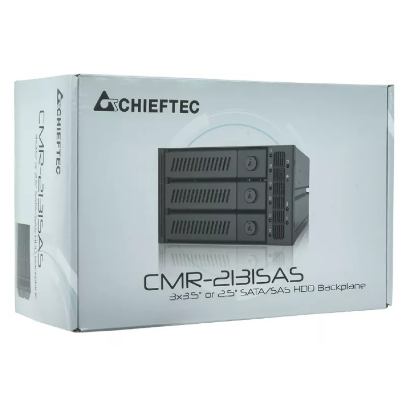 Chieftec CMR-3141SAS Κάλυμμα θήκης δίσκου Μαύρο