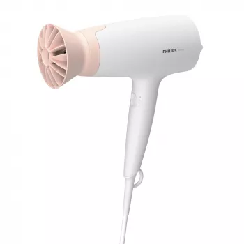 Πιστολάκι μαλλιών Philips BHD300/00 1600 W, 3 βαθμίδες θέρμανσης, 3 ταχύτητες, κρύος αέρας, Ροζ/Λευκό, καλώδιο 1,8 m