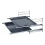 Bosch HEZ438201 εξάρτημα φούρνου ράγα συρταριού φούρνου αλουμινίου