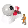 Fisher-Price Imaginext STAR WARS Κανόνι βάσης ανταρτών Παιχνίδι με κλειδί χυτής φιγούρας Luke Skywalker, 5 τεμάχια