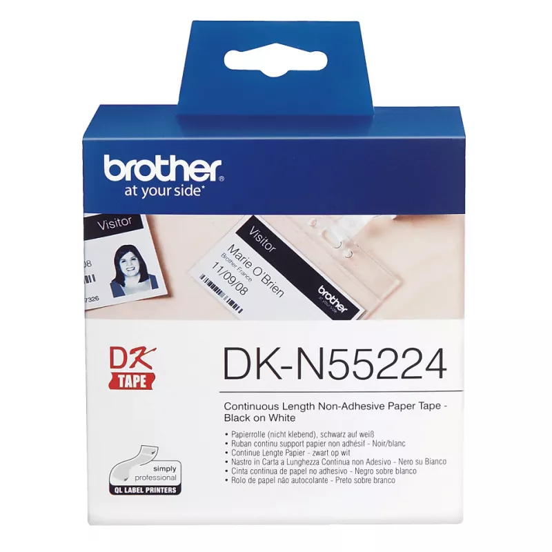 Brother DK-N55224 Μελανοταινία ετικετών