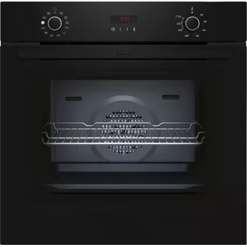 Εντοιχιζόμενος ηλεκτρικός φούρνος NEFF N 30 B2CVG6AK3 — 71 l, μαύρο, περιστροφικοί διακόπτες, ηλεκτρονικός χρονοδιακόπτης, A+