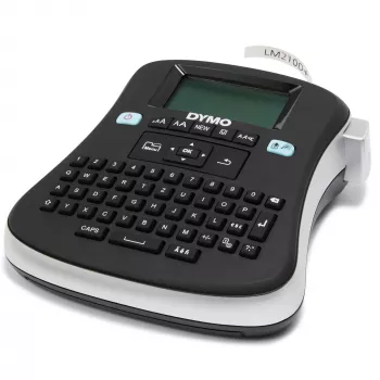 DYMO LabelManager ® ™ 210D - QWZ, QWERTZ, D1, θερμομεταφορά, 180 x 180 DPI, 12 mm/s, μαύρο, ασημί