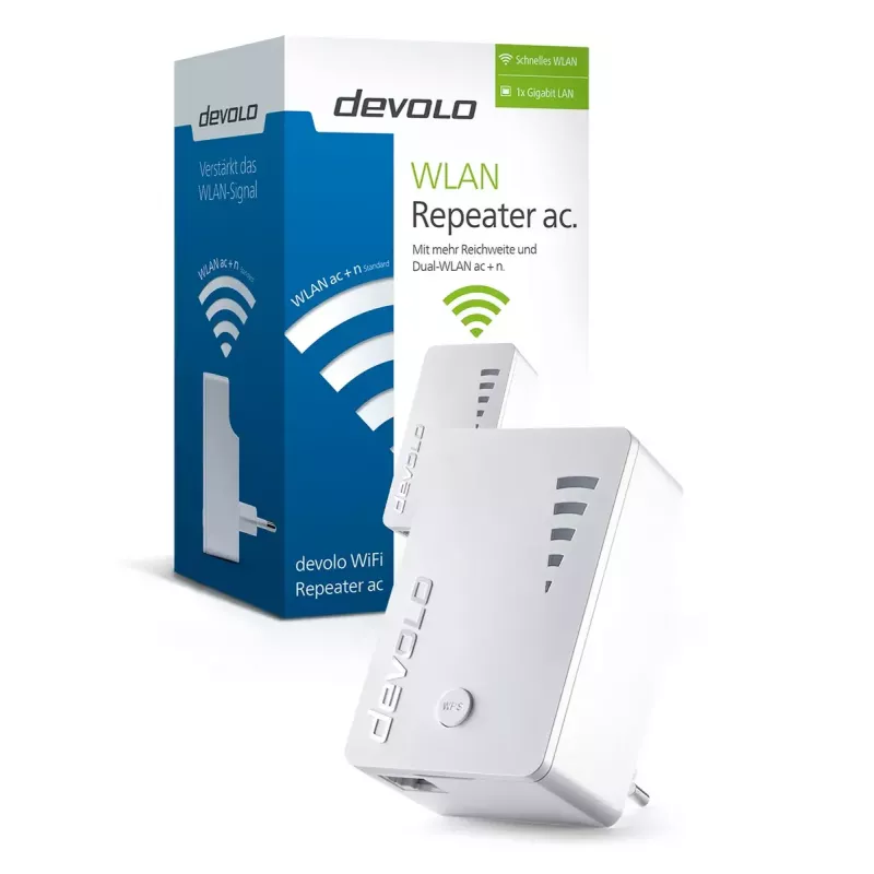 Επαναλήπτης WiFi Devolo AC 1000 Mbit/s λευκό
