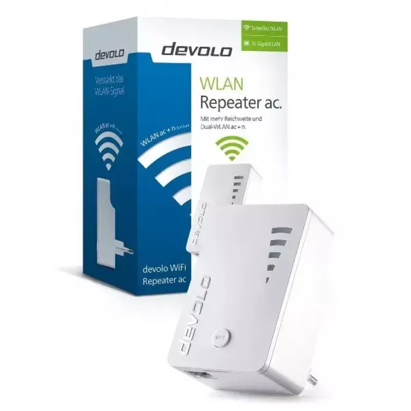 Επαναλήπτης WiFi Devolo AC 1000 Mbit/s λευκό