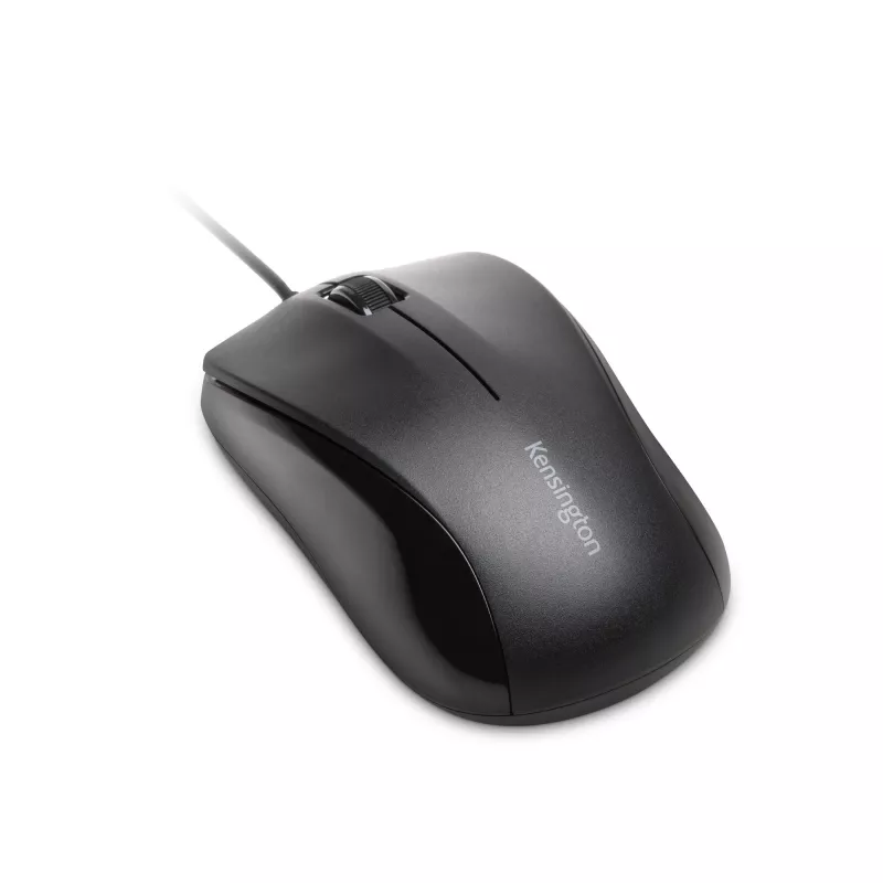Kensington Wired ValuMouse, αμφίχειρο, οπτικό, USB Type-A, 1000 DPI, μαύρο
