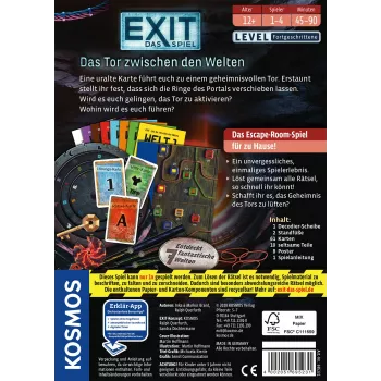 Kosmos 695231 EXIT - Das Tor zwischen den Welten παιχνίδι για πάρτι, 1-4 παίκτες, 12+