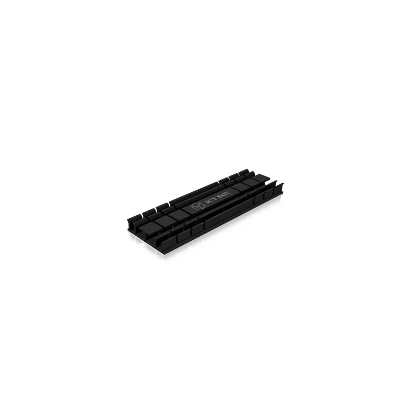 ICY BOX IB-M2HS-701 M.2 2280 SSD ψύκτρα, παθητική, αλουμινίου, PC/PS5, μαύρη